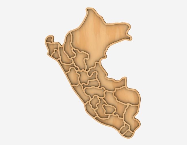 Decorativo Mapa Perú